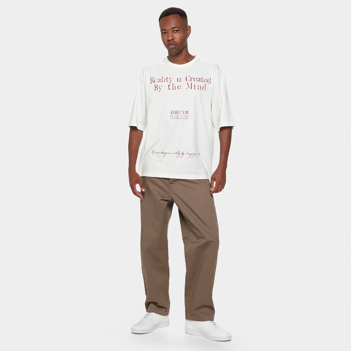 Camiseta Forum VIII Casual Masculina - Tam: M - 4