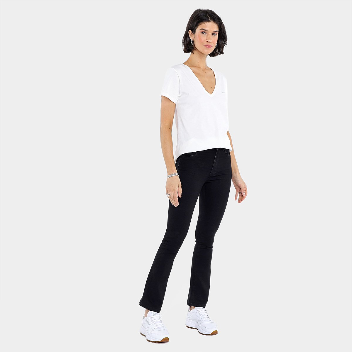 Camiseta Slim Ellus Classic Feminina - Tam: M - 3