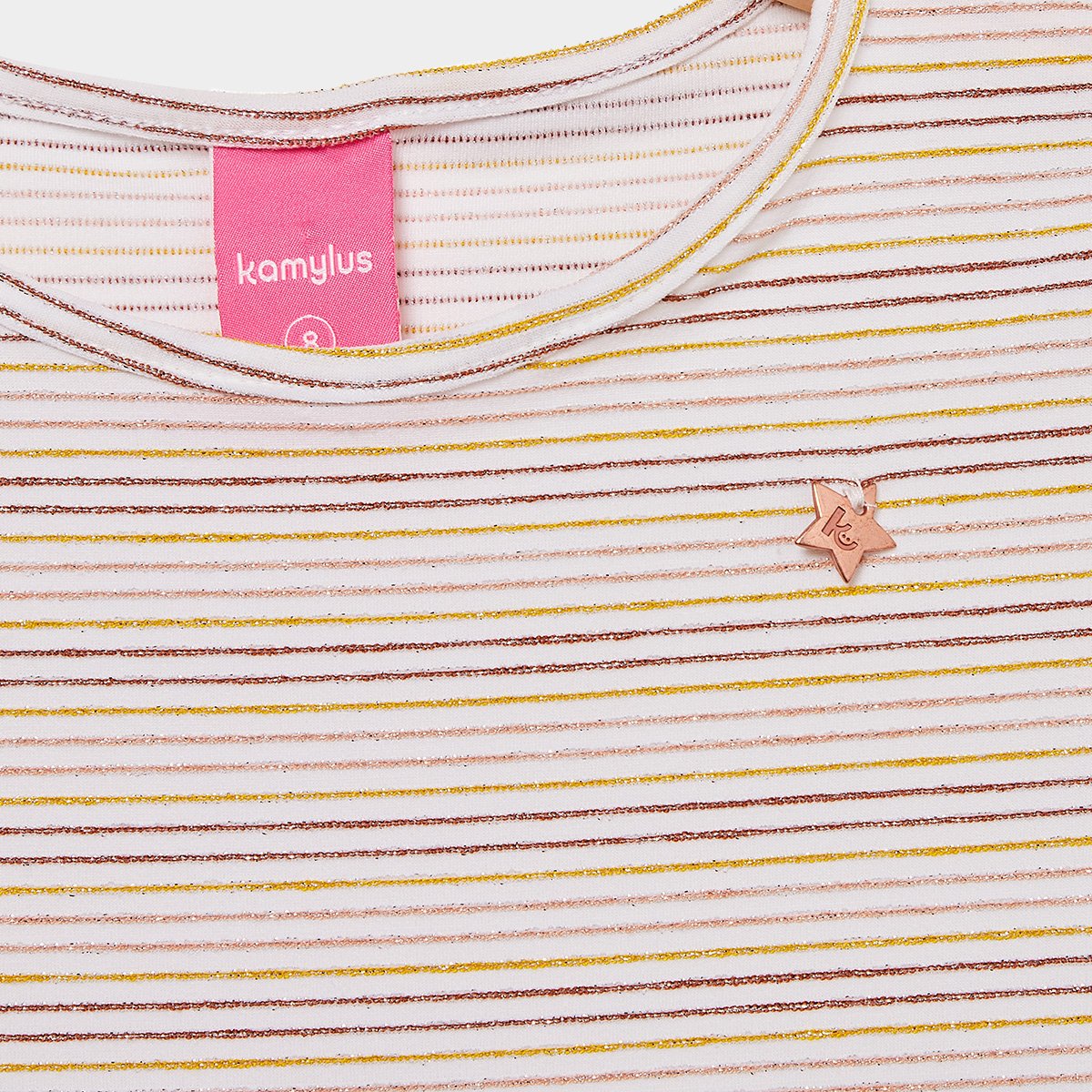 Vestido Infantil Kamylus Estampado - Tam: 4A - 1