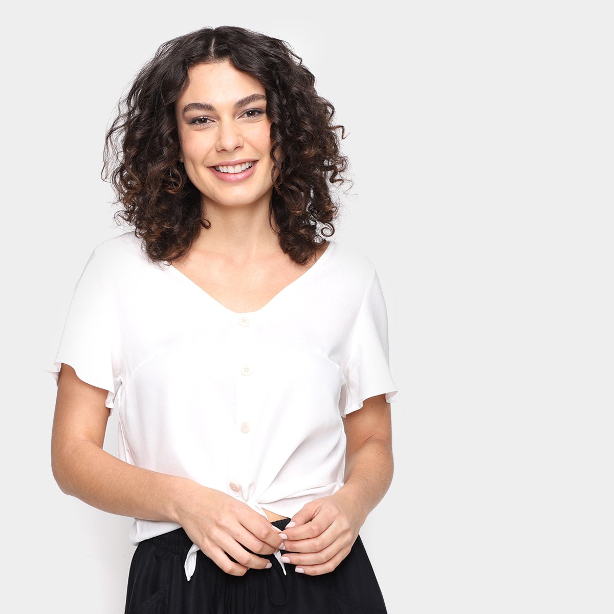 Blusa Mercatto Amarração Feminina