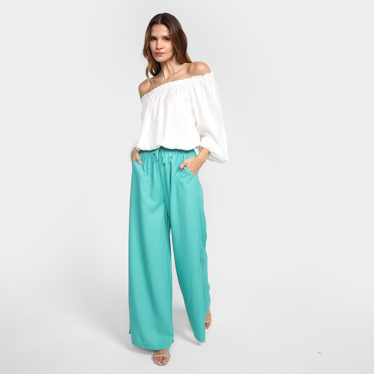 Blusa Mercatto Ciganinha Babados Feminina - Tam: P - 3