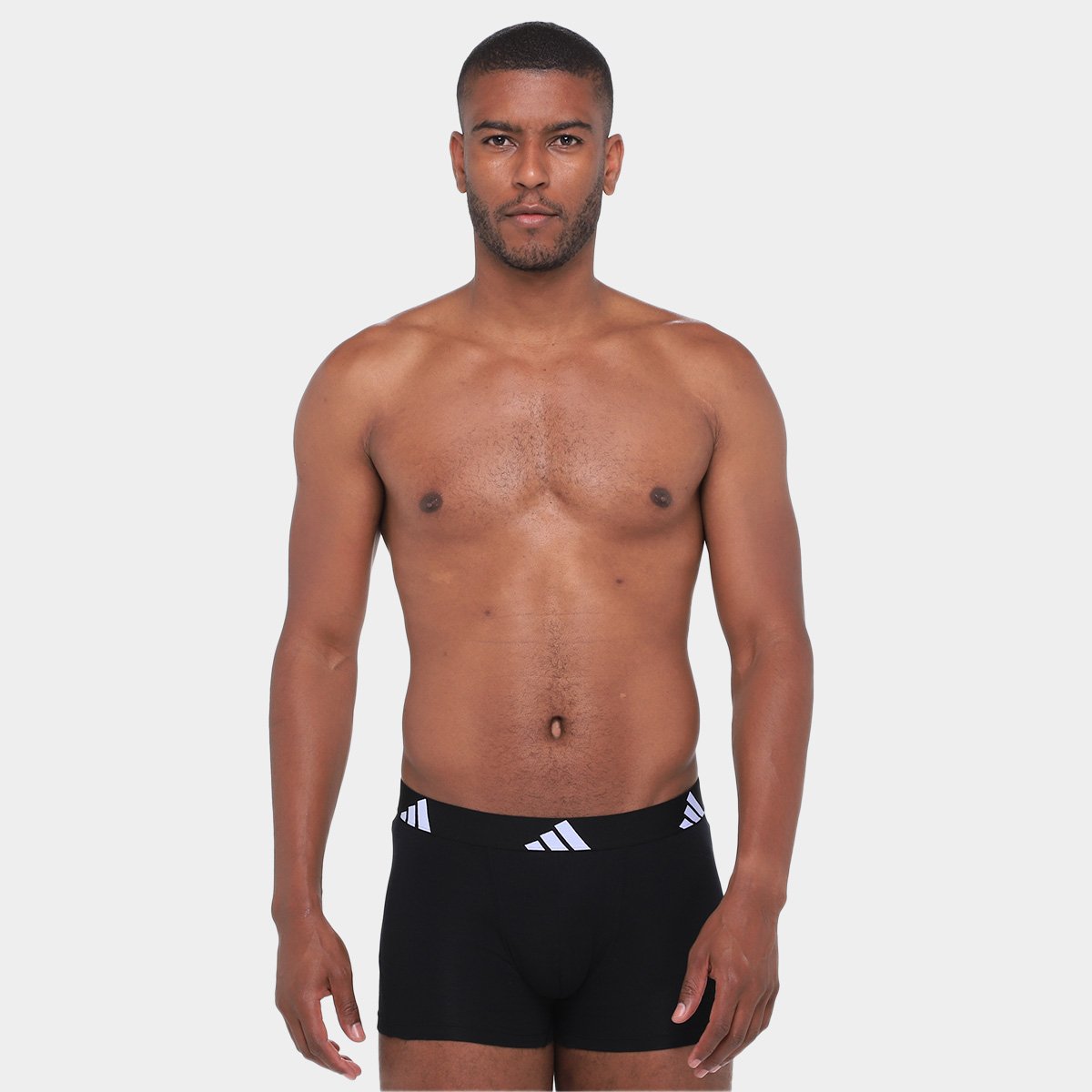 Kit Cueca Boxer Adidas  3 Peças - Tam: P - 4