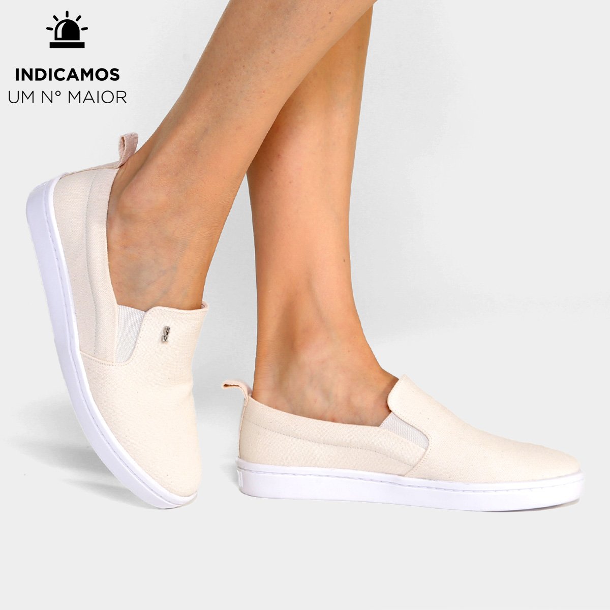 Slip On Santa Lolla Deserto Lona Feminino - Tam: 35 - 1