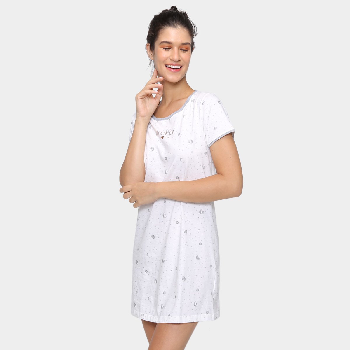 Camisola Cor com Amor Dream On Manga Curta