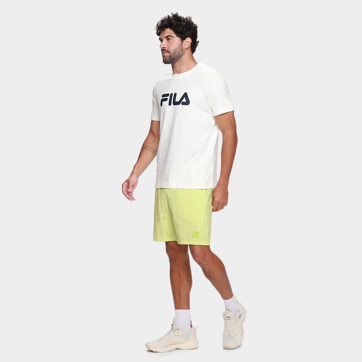 Camiseta Fila Letter Masculina - Tam: P - 3