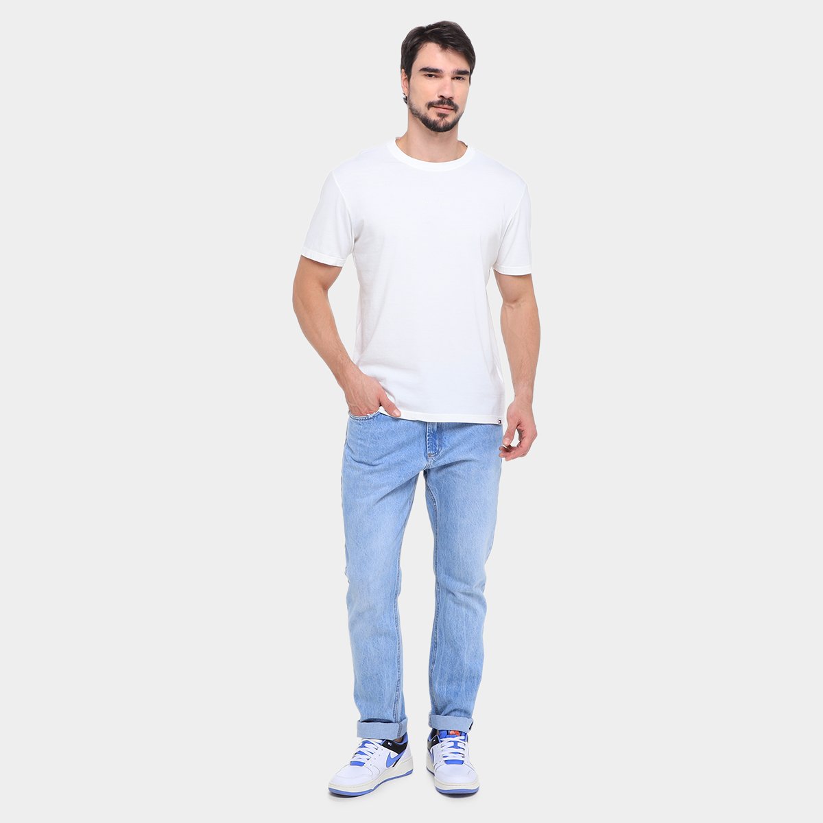 Camiseta Tommy Jeans Masculina - Tam: P - 4