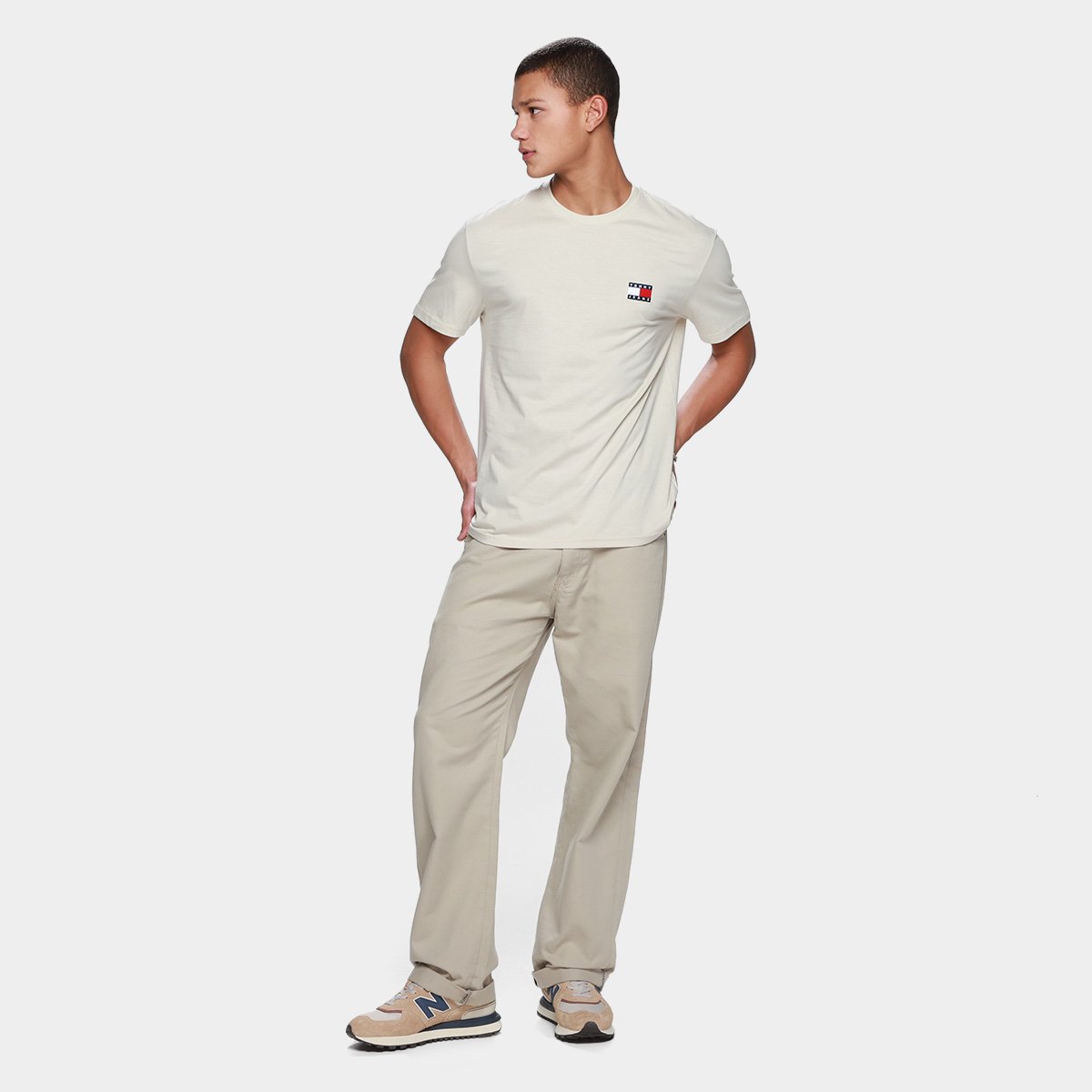 Camiseta Tommy Jeans Casual Masculina - Tam: P - 3