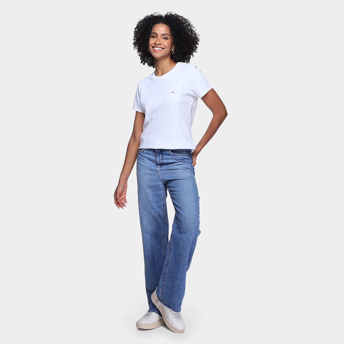 Camiseta Tommy Jeans Casual Feminina - Tam: P - 3