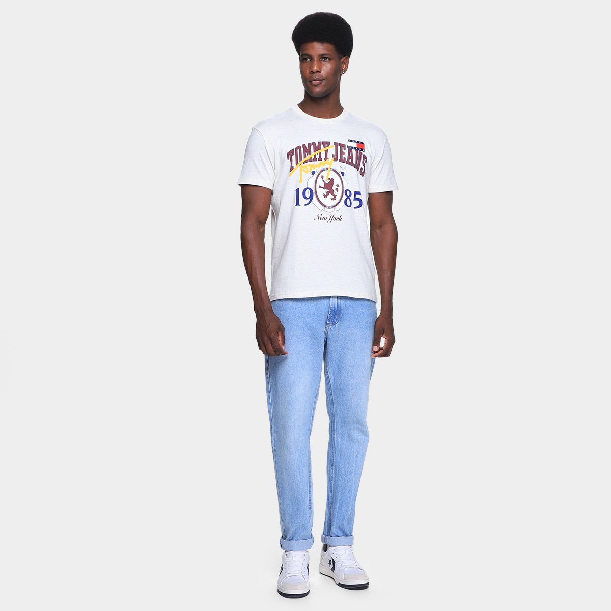 Camiseta Tommy Jeans 1985 New York Masculina - Tam: P - 3