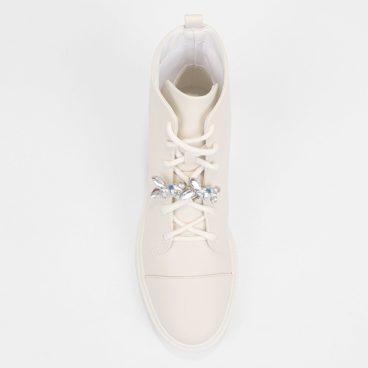 Bota Coturno Anacapri Enfeite Pedraria Feminina - Tam: 39 - 3