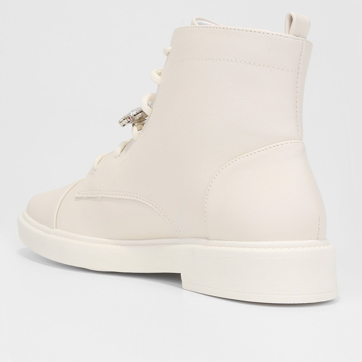 Bota Coturno Anacapri Enfeite Pedraria Feminina - Tam: 39 - 4