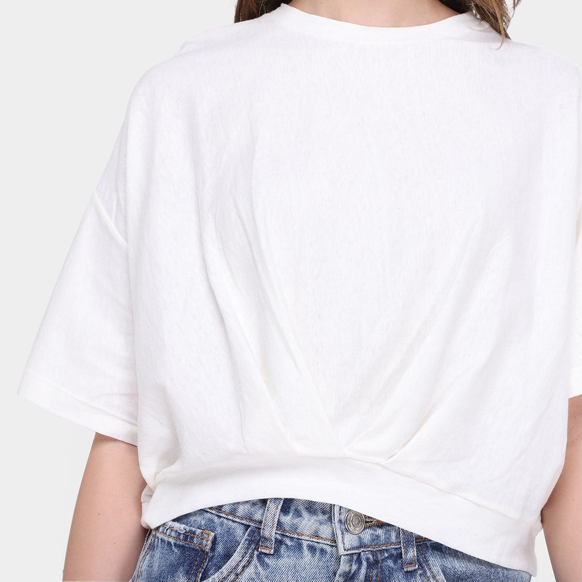 Camiseta Animale Cropped Feminina - Tam: P - 2