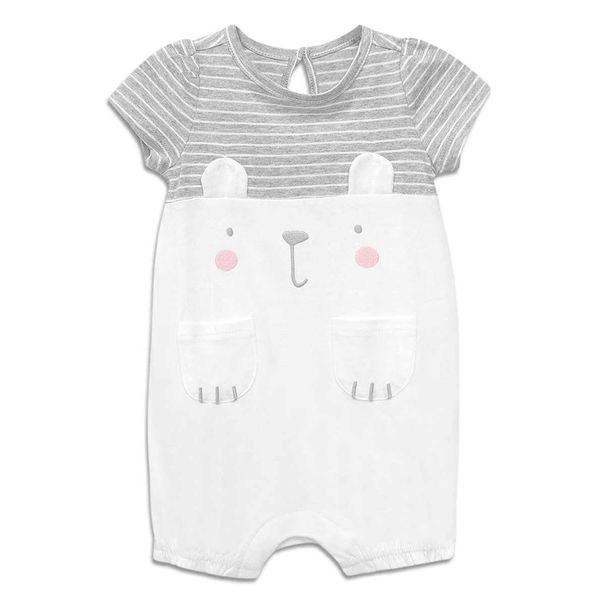 Macacão Curto Bebê GAP Com Bolsos Masculino