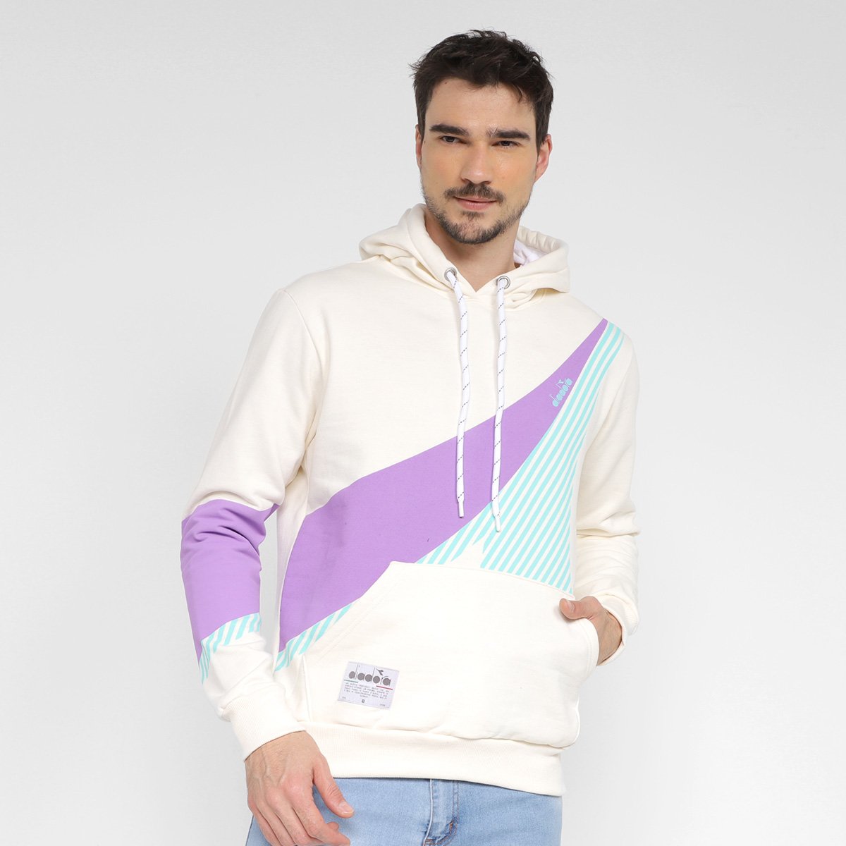 Moletom Diadora Huge Frieze C/ Capuz Masculino