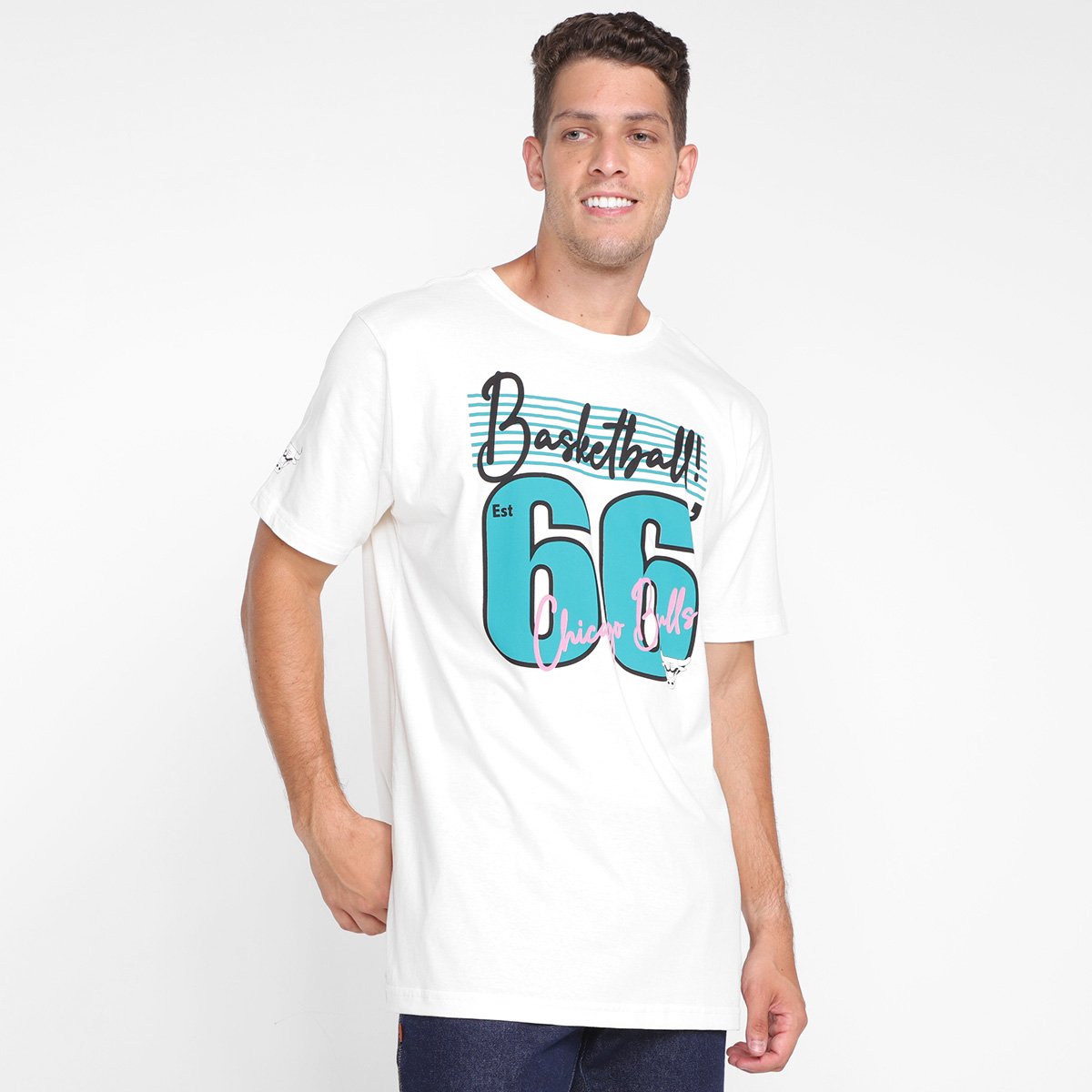Camiseta NBA Chicago Bulls Est 66 Masculina