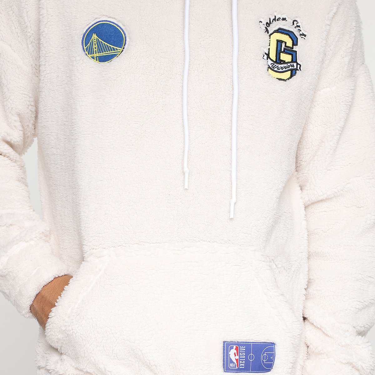 Moletom NBA Golden State Warriors Teddy Masculino - Tam: P - 2