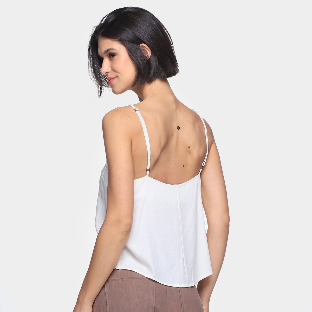 Blusa Oh, Boy! Lisa Alças Finas Feminina - Tam: P - 1