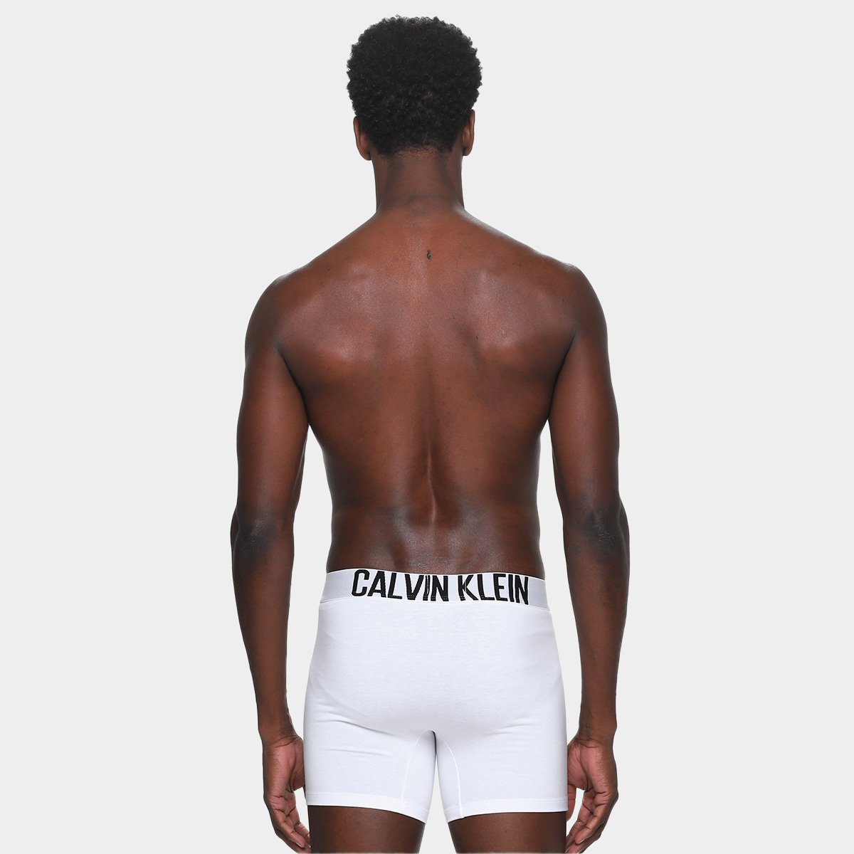 Kit Cueca Boxer Calvin Klein Masculina - 2 Peças - Tam: P - 1