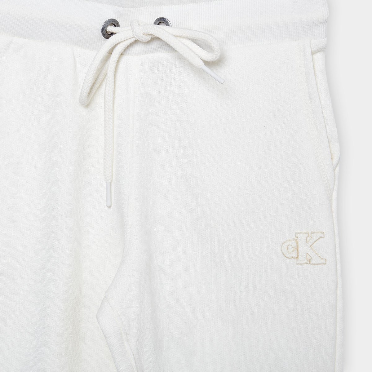 Calça Moletom Infantil Calvin Klein Jogger Patch Menina - Tam: 16A - 1