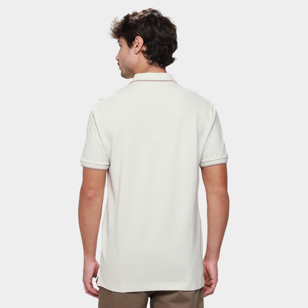 Camisa Polo Calvin Klein Casual Masculina - Tam: P - 1