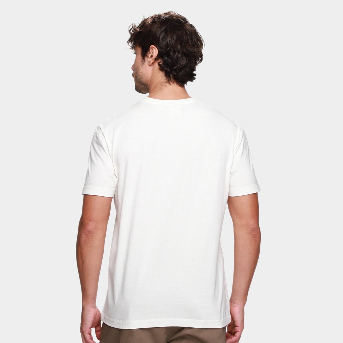 Camiseta Calvin Klein Box Striped Masculina - Tam: P - 1