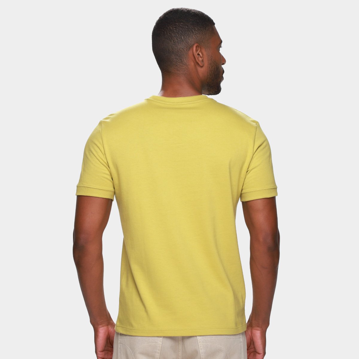 Camiseta Calvin Klein Malhão Com Punhos Masculina - Tam: P - 1