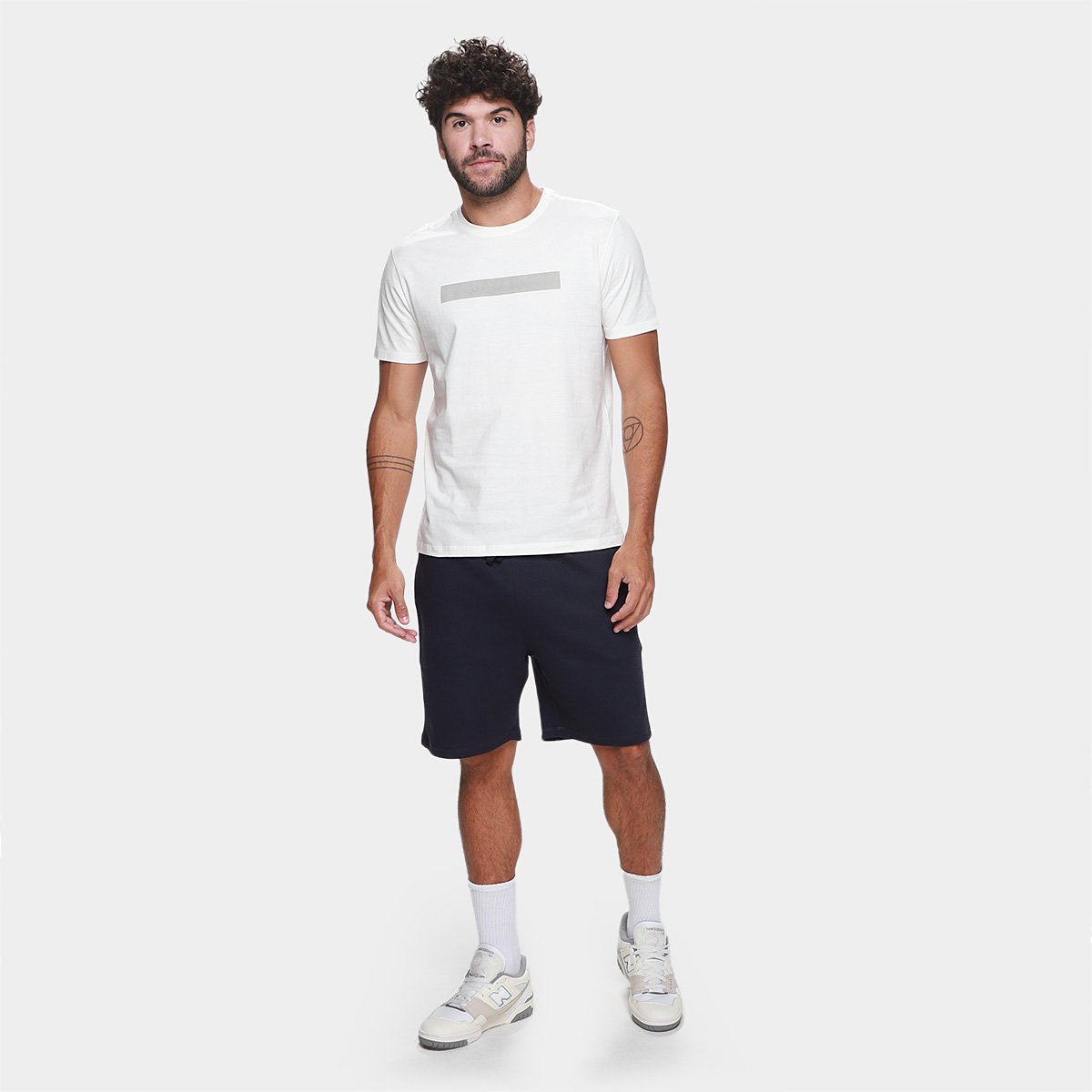Camiseta Calvin Klein Logo Sport Masculina - Tam: P - 3
