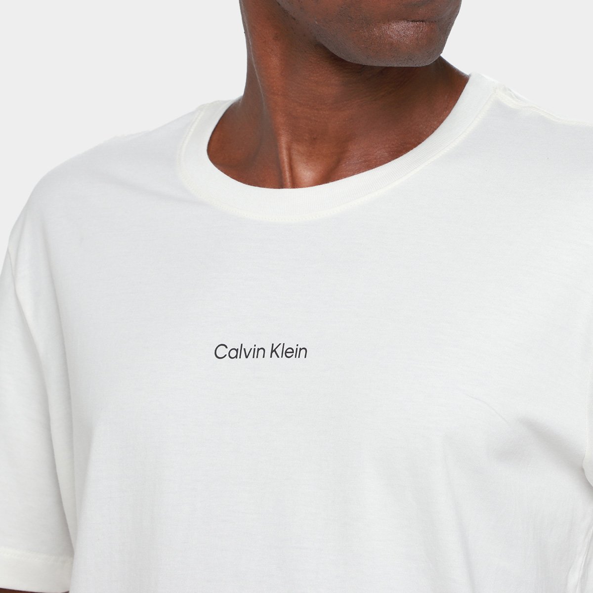 Camiseta Calvin Klein Logo Masculino - Tam: P - 2