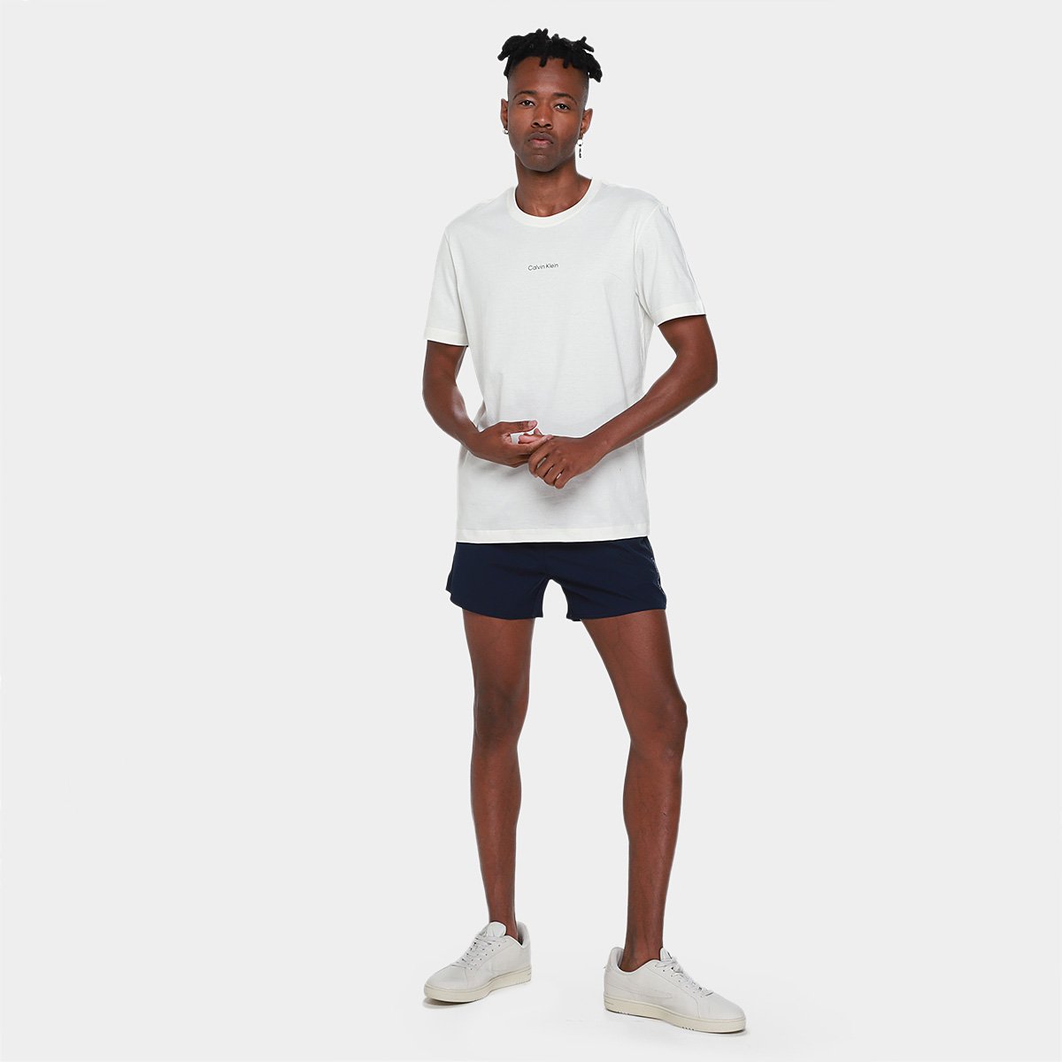 Camiseta Calvin Klein Logo Masculino - Tam: P - 3