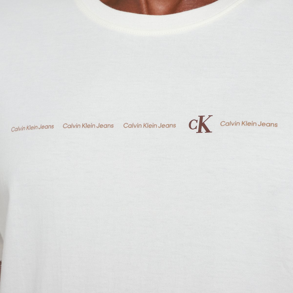 Camiseta Calvin Klein Logo Calvin Klein Ck Masculino - Tam: P - 2