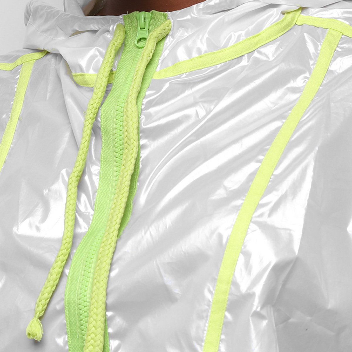 Jaqueta Colcci Nylon C/ Capuz Feminina - Tam: G - 3