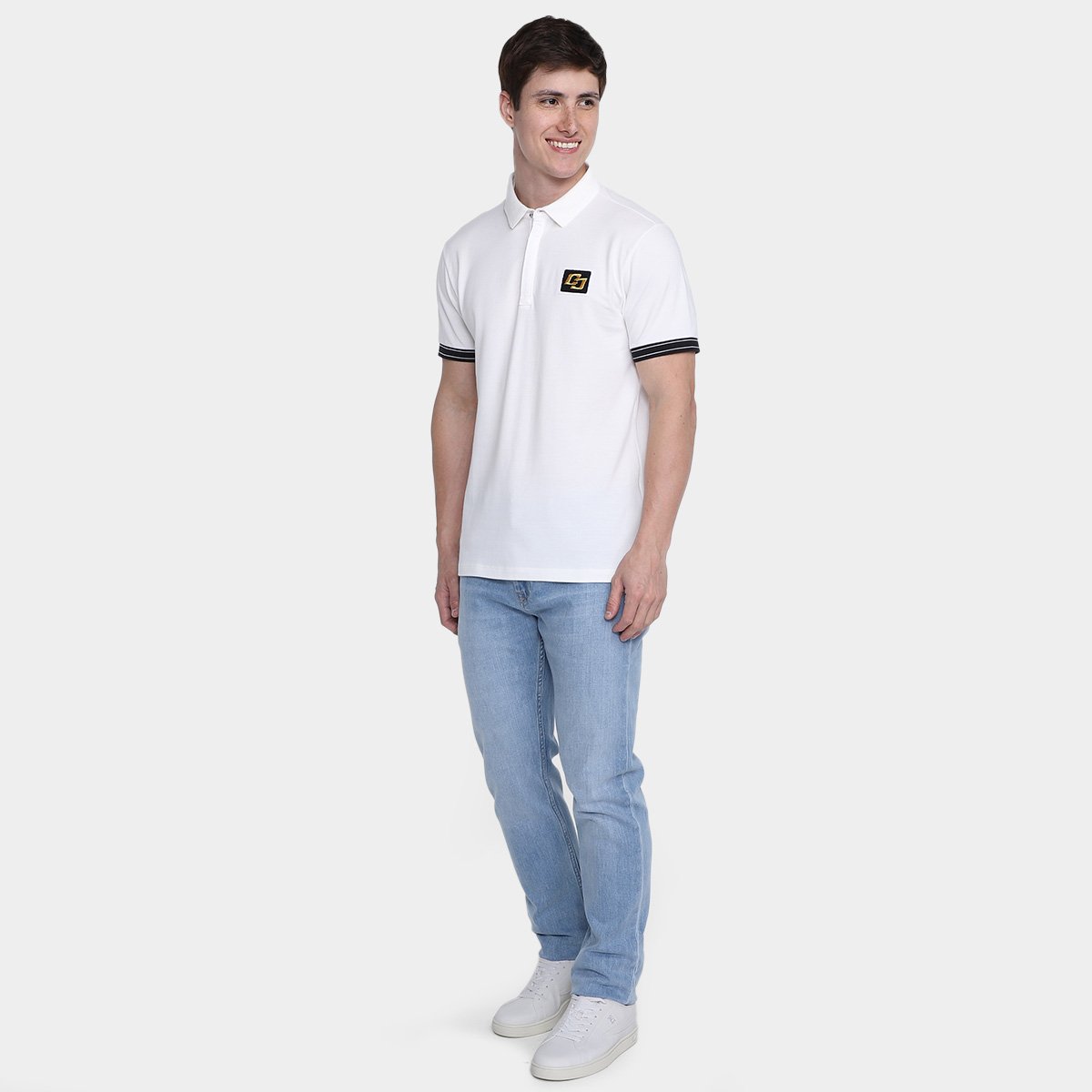 Camisa Polo Colcci Básica Masculina - Tam: M - 3