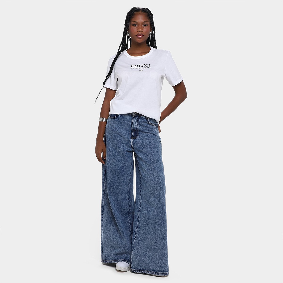 Camiseta Colcci No Risk No Story Feminina - Tam: P - 3