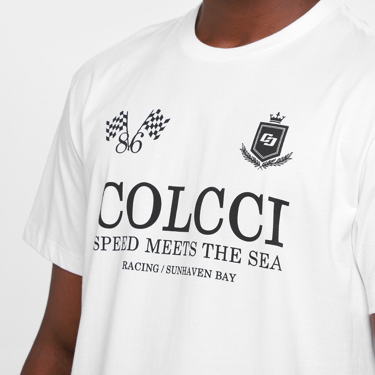 Camiseta Colcci Estampada  Masculina - Tam: GG - 2
