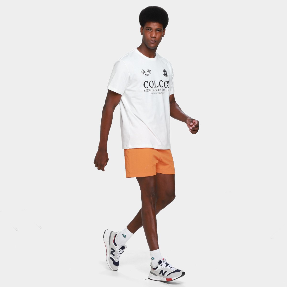 Camiseta Colcci Estampada  Masculina - Tam: GG - 3