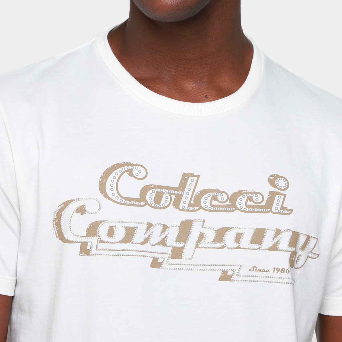 Camiseta Colcci VII Casual Masculina - Tam: M - 2