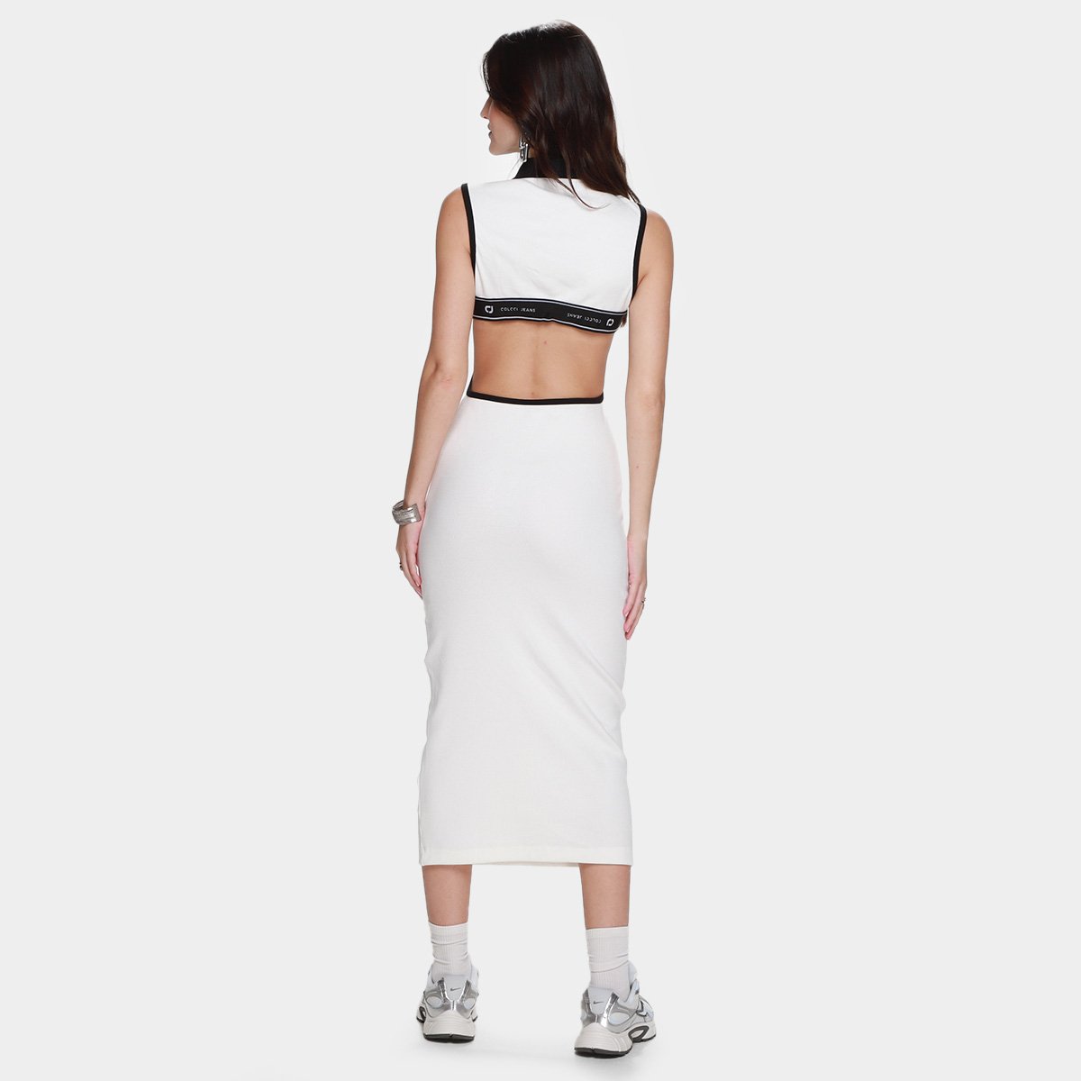Vestido Canelado Colcci Casual Feminino - Tam: M - 1
