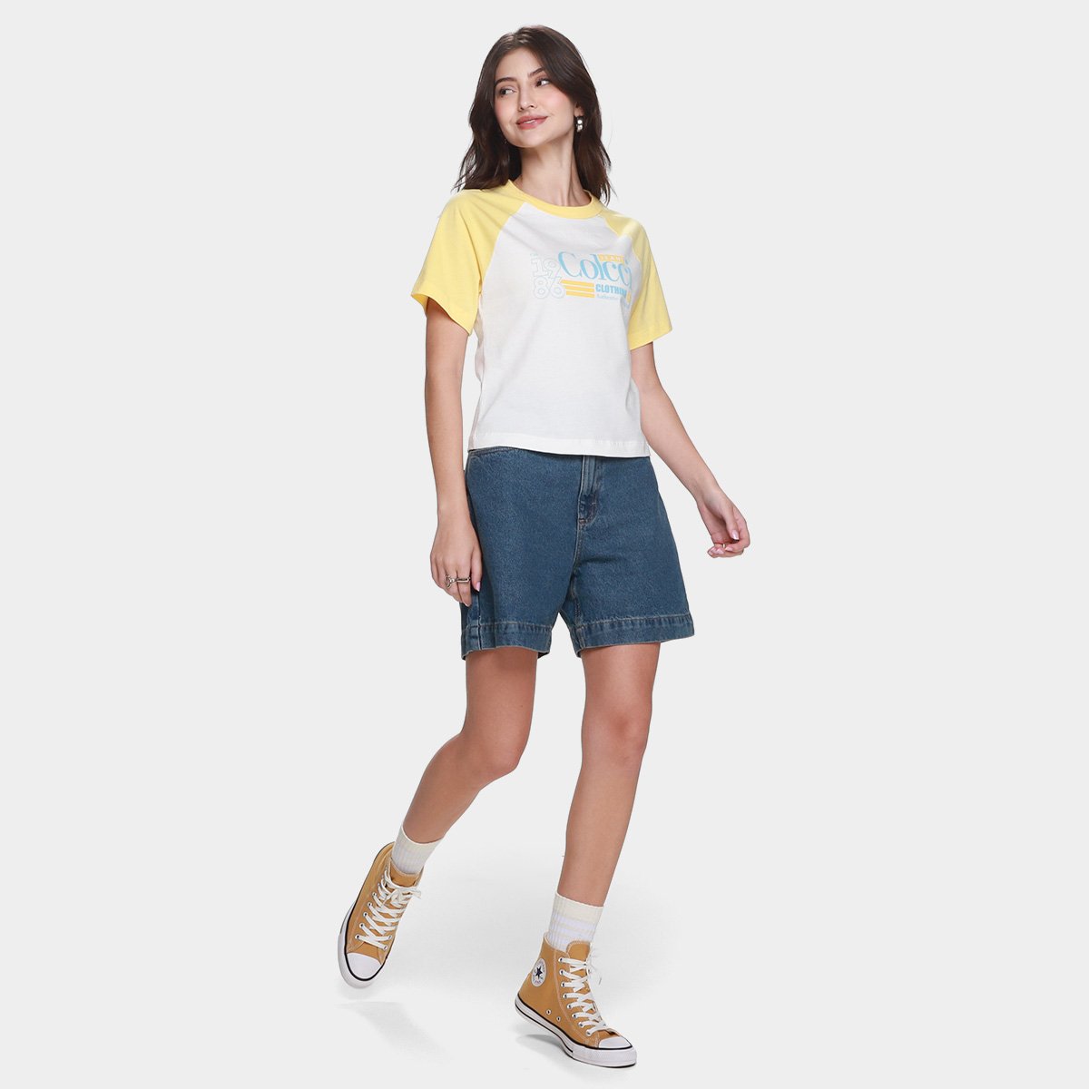 Camiseta Jeans Colcci Casual Feminina - Tam: M - 3