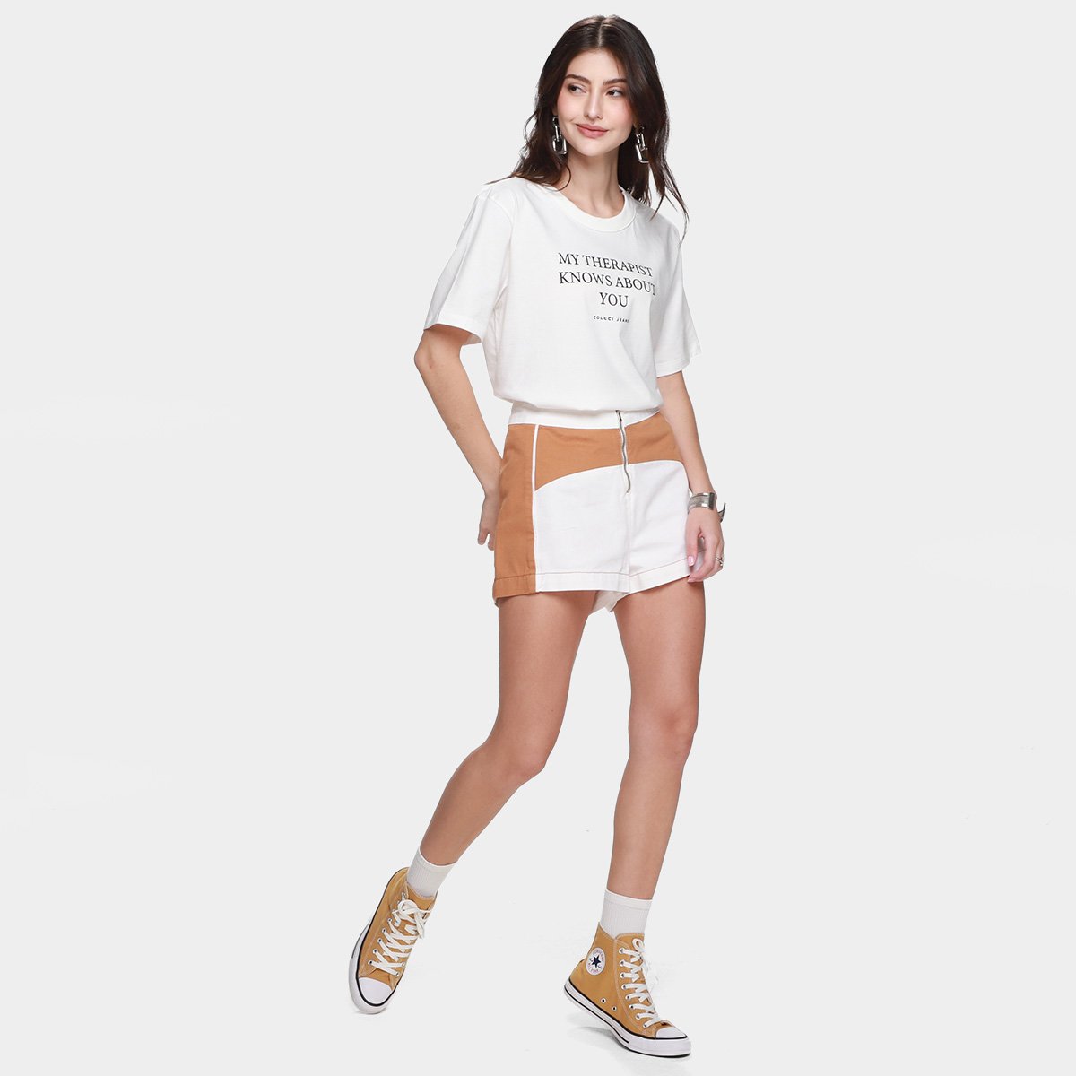 Camiseta Colcci Jeans Casual Feminina - Tam: M - 4
