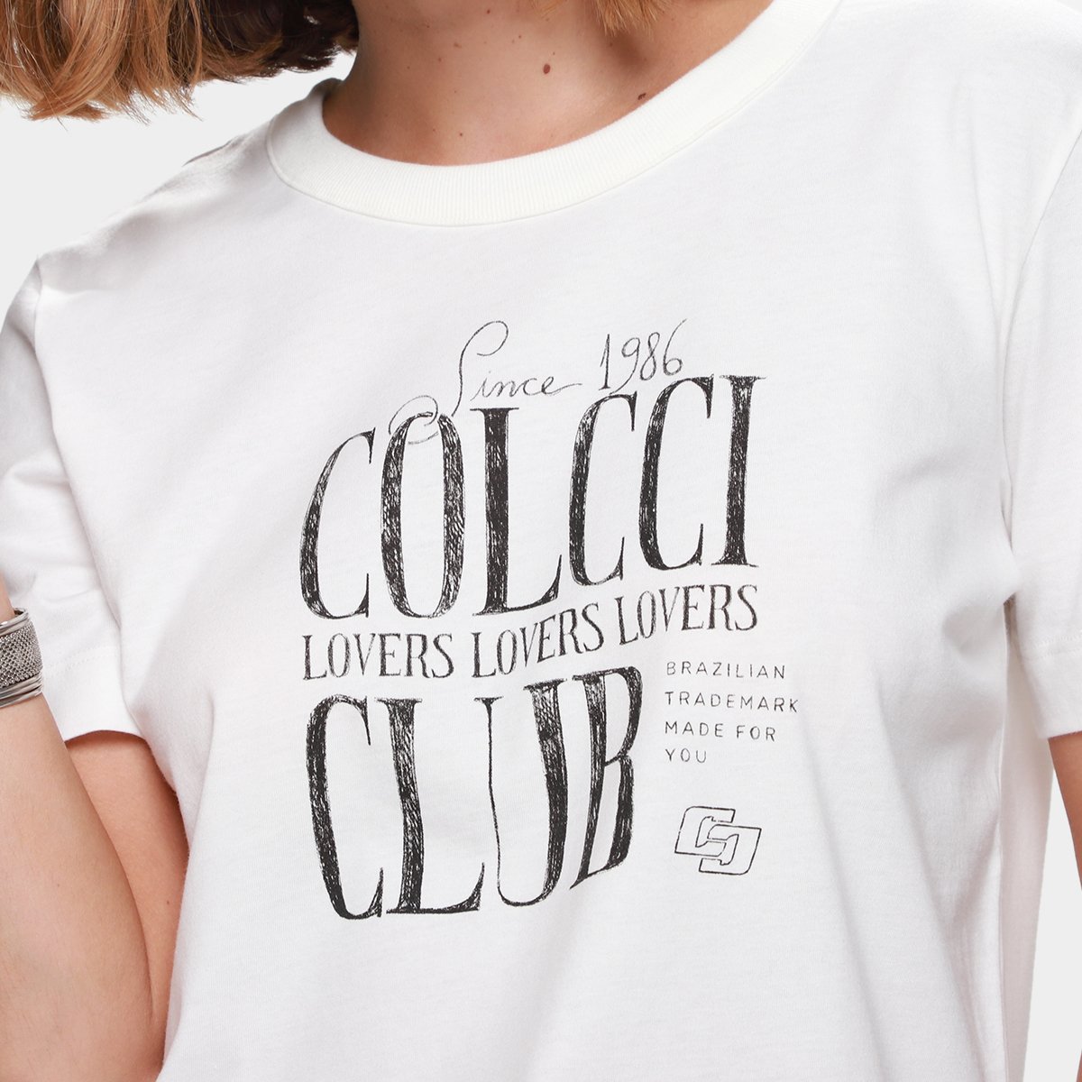 Camiseta Colcci 1986 Club Feminina - Tam: P - 2