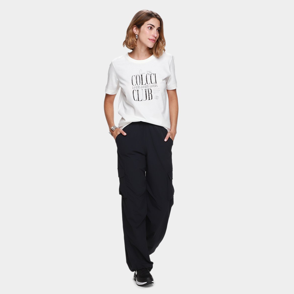 Camiseta Colcci 1986 Club Feminina - Tam: P - 4