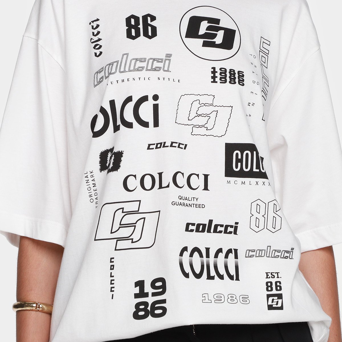 Camiseta Colcci 1986 Casual Feminina - Tam: P - 2
