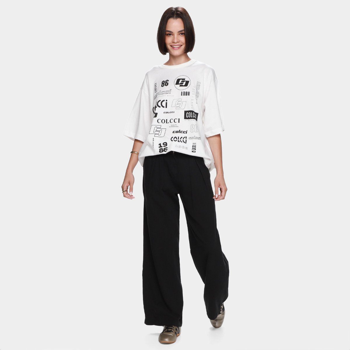 Camiseta Colcci 1986 Casual Feminina - Tam: P - 3