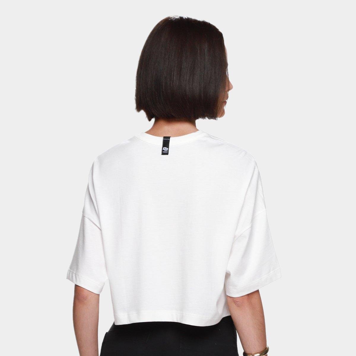 Camiseta Cropped Colcci 1986 Feminina - Tam: P - 1