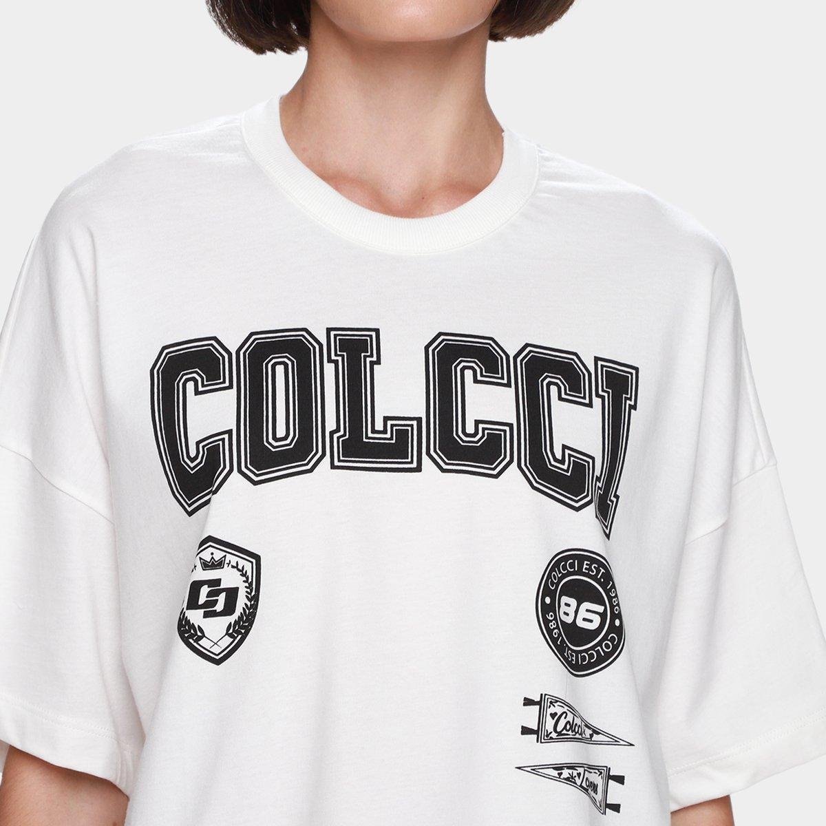 Camiseta Cropped Colcci 1986 Feminina - Tam: P - 2