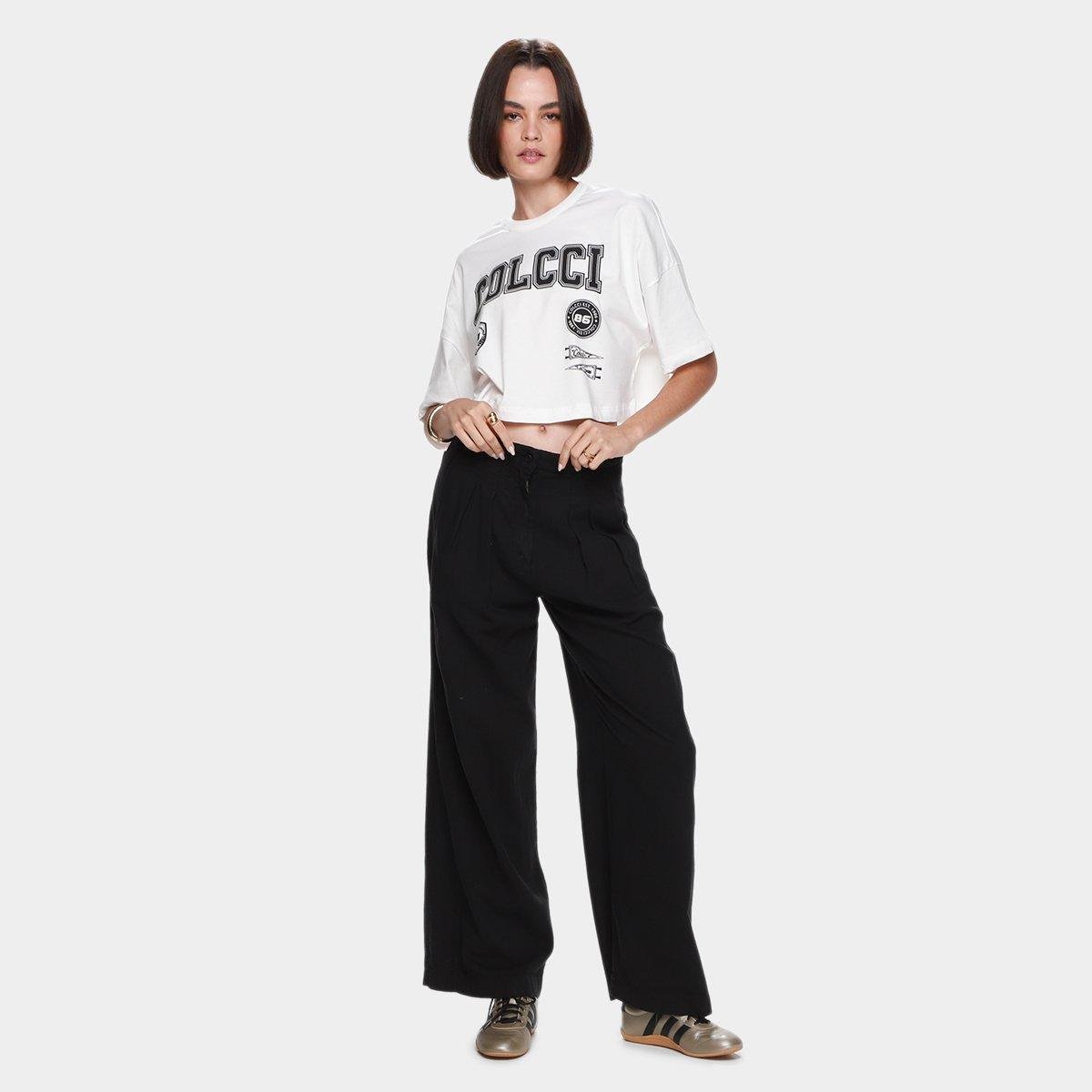 Camiseta Cropped Colcci 1986 Feminina - Tam: P - 3