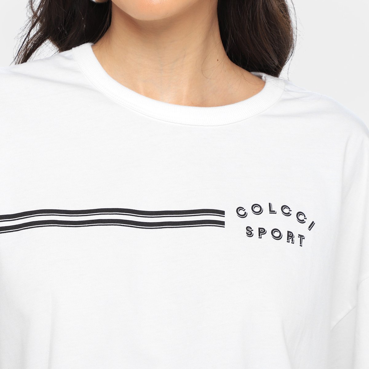 Camiseta Colcci Sport Cropped Feminina - Tam: P - 2
