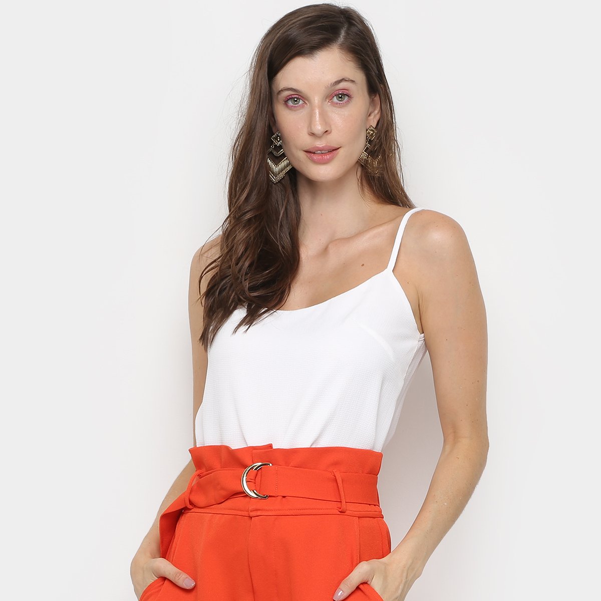 Blusa Vide Bula Alcinha Básica Feminina
