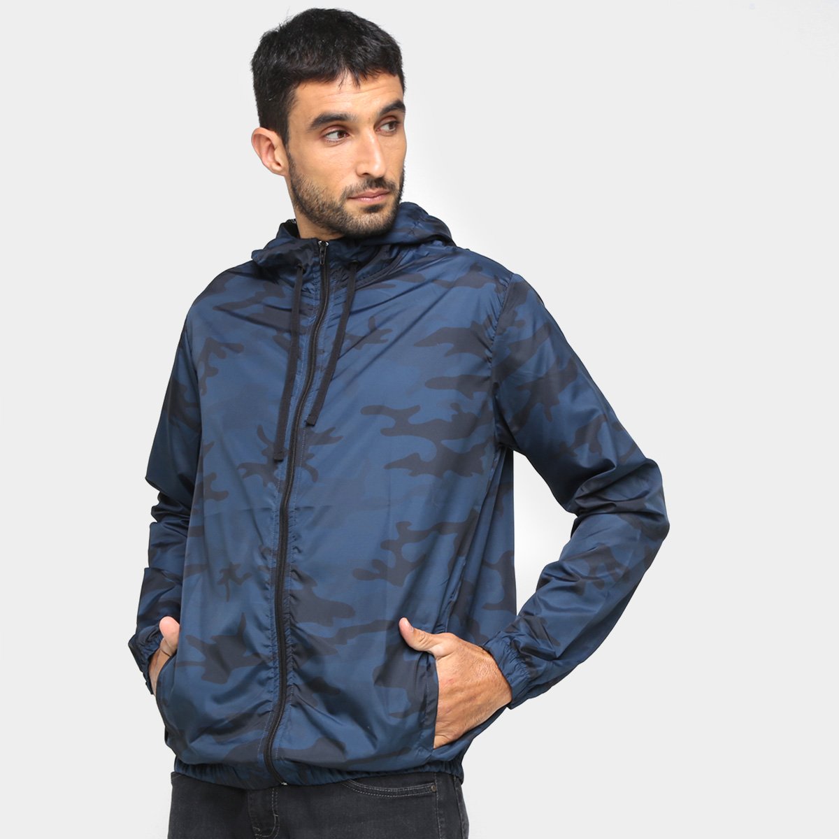 Jaqueta Corta Vento Wall Estampada Masculina