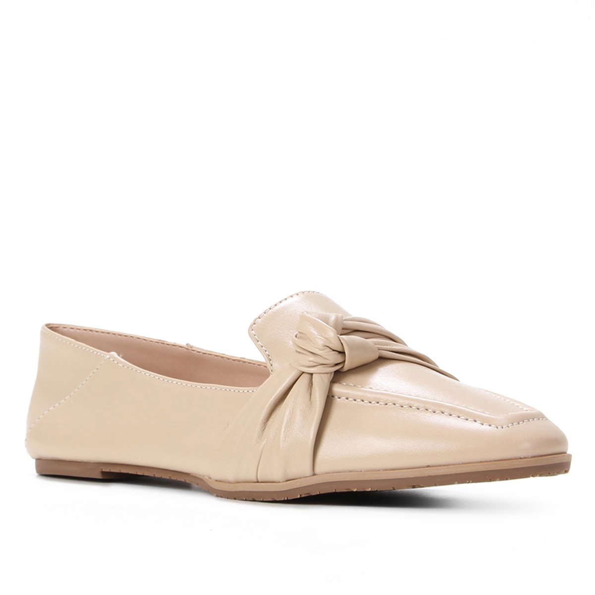 Mocassim Couro Shoestock Loafer For You Feminino